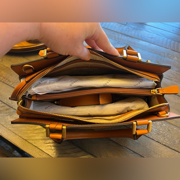 Guess Katey Luxury Embroidered Medium Satchel Crossbody, NWT - Picture 11 of 11